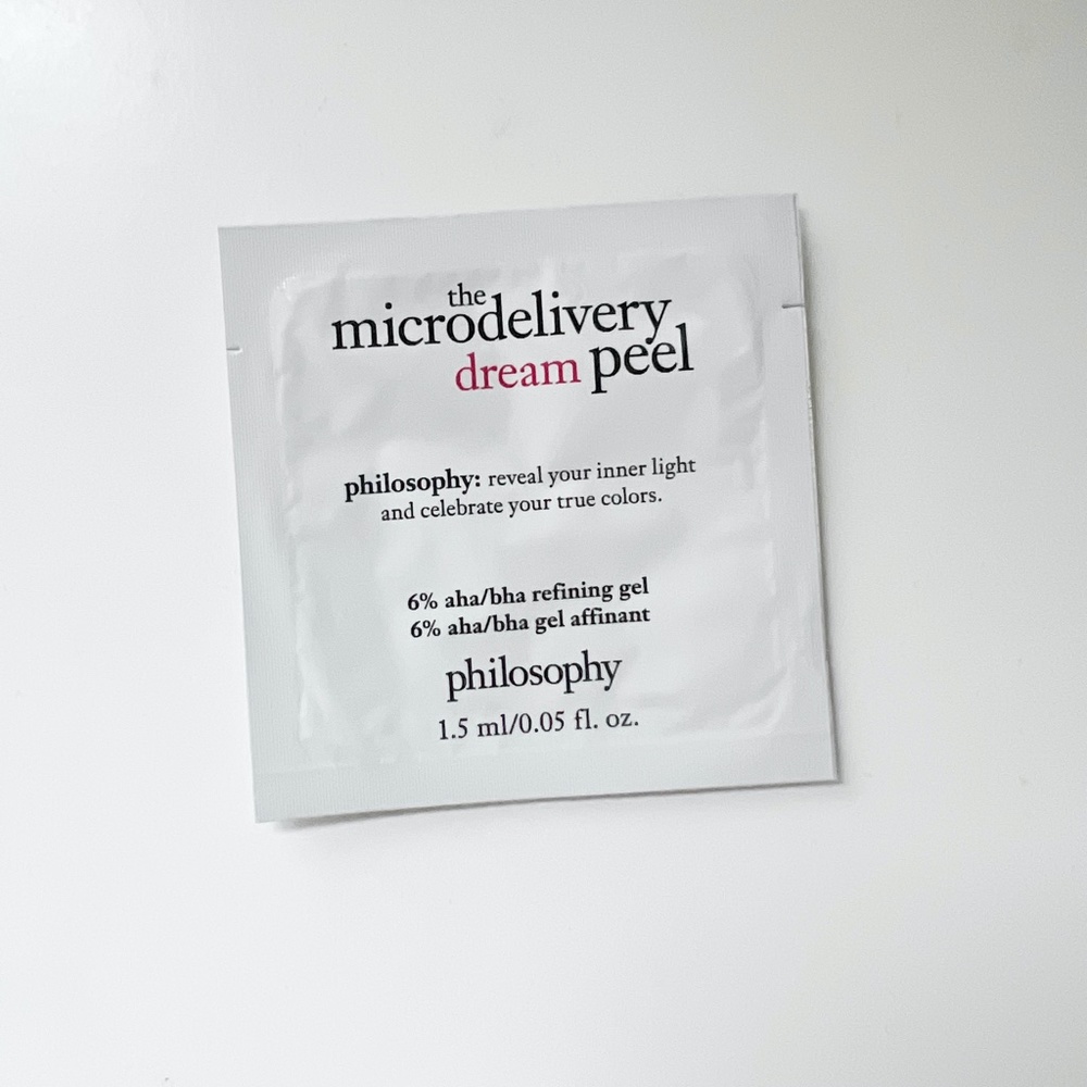 (25) PACKET LOT - Philosophy - The Microdelivery DREAM Acid PEEL AHA BHA Travel - Picture 5 of 5